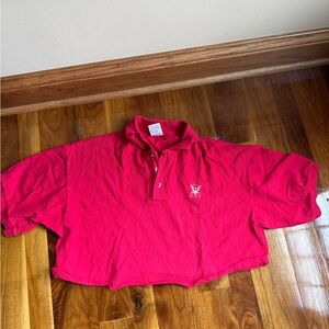 Cotton Deluxe Red Polo Shirt